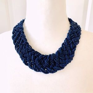Navy blue necklace